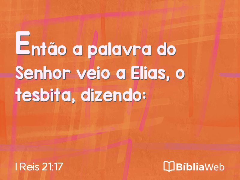 I Reis 21:17 em imagem para compartilhar