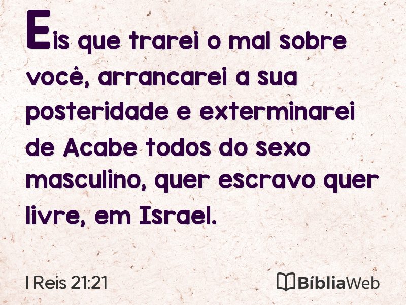 I Reis 21:21 em imagem para compartilhar