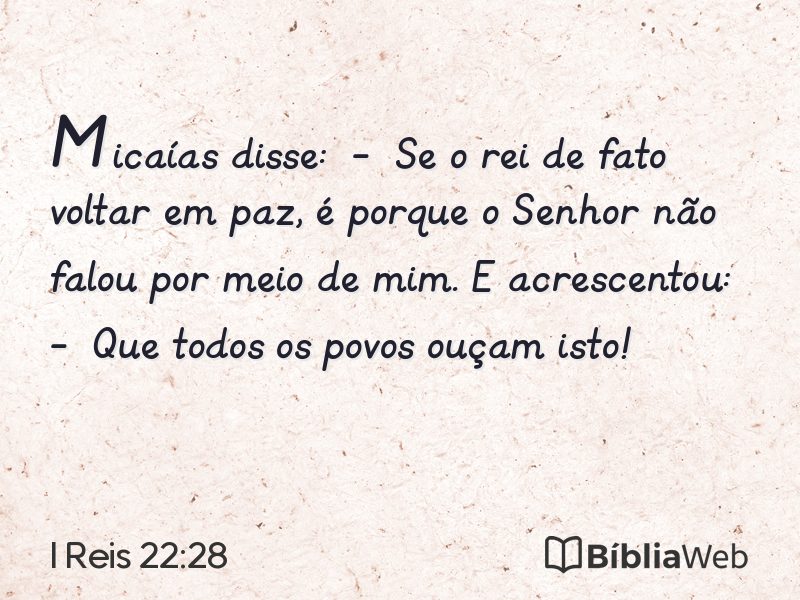 I Reis 22:28 em imagem para compartilhar
