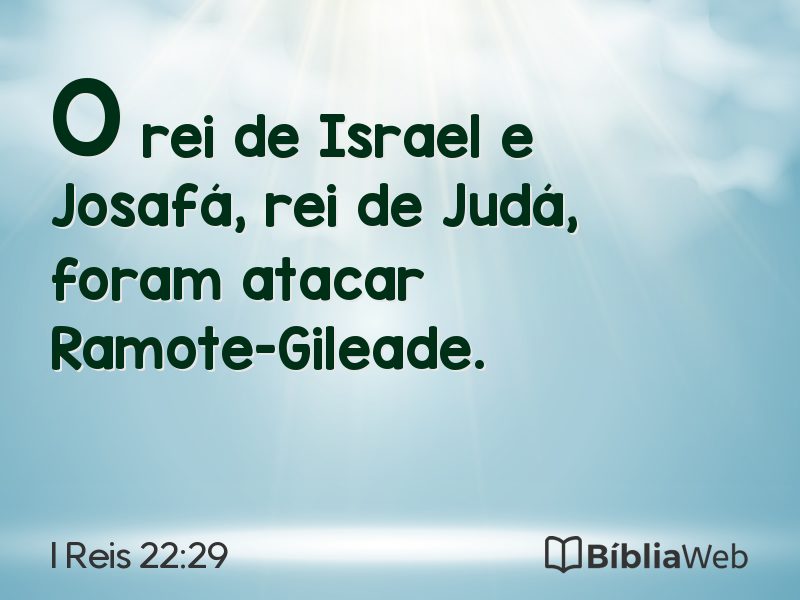 I Reis 22:29 em imagem para compartilhar