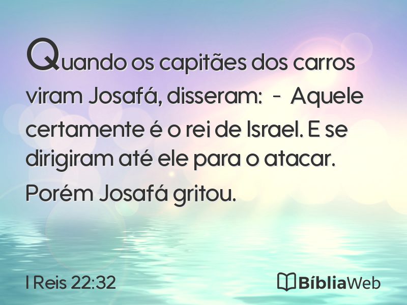 I Reis 22:32 em imagem para compartilhar