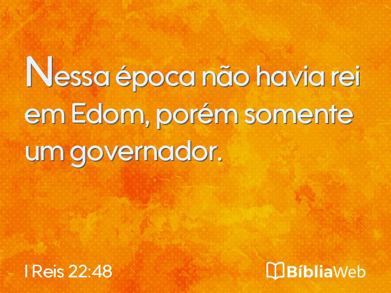 I Reis 22:48 em imagem para compartilhar