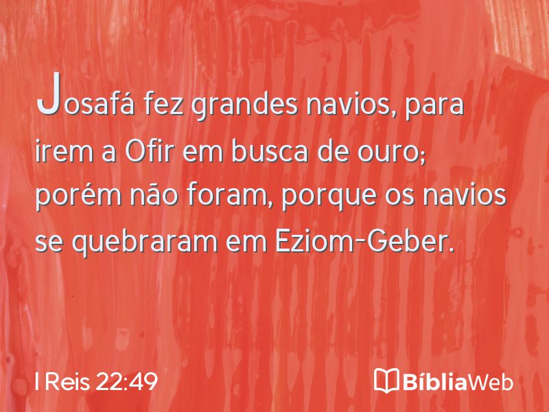 I Reis 22:49 em imagem para compartilhar