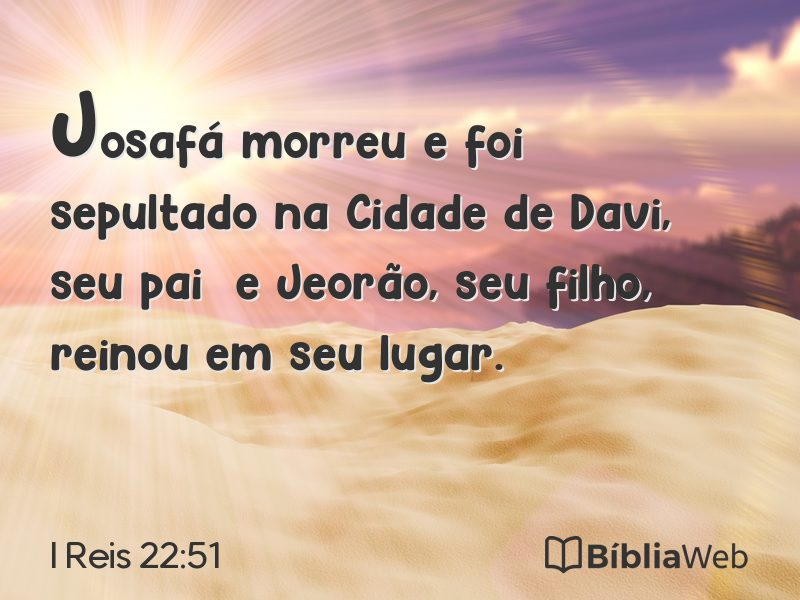 I Reis 22:51 em imagem para compartilhar