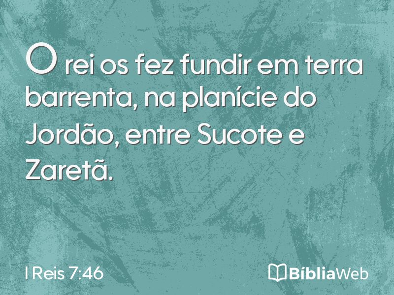 I Reis 7:46 em imagem para compartilhar