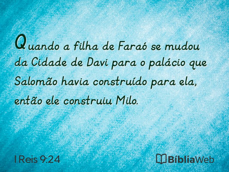 I Reis 9:24 em imagem para compartilhar