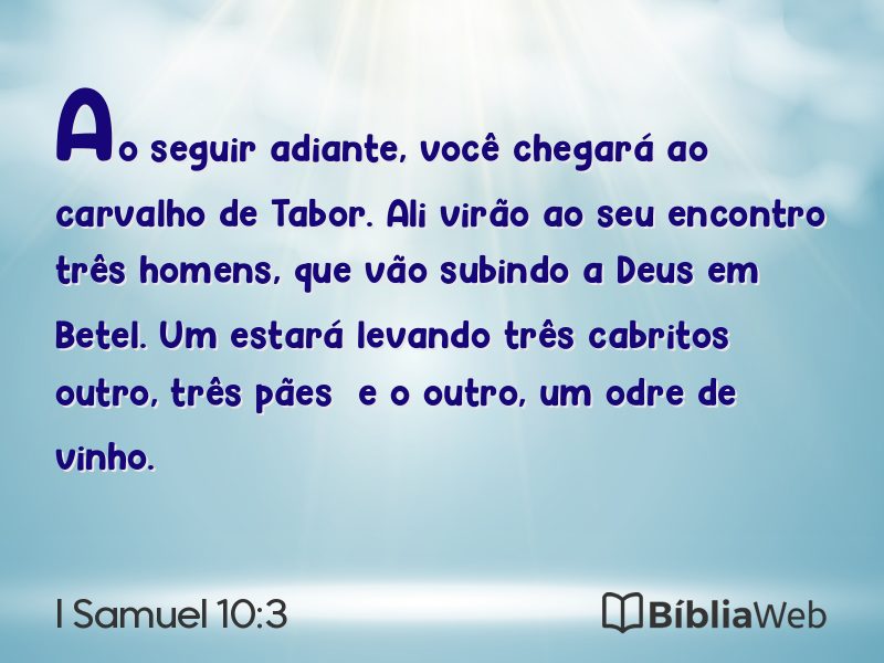 I Samuel 10:3 em imagem para compartilhar