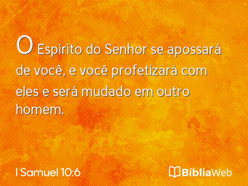 I Samuel 10:6 em imagem para compartilhar