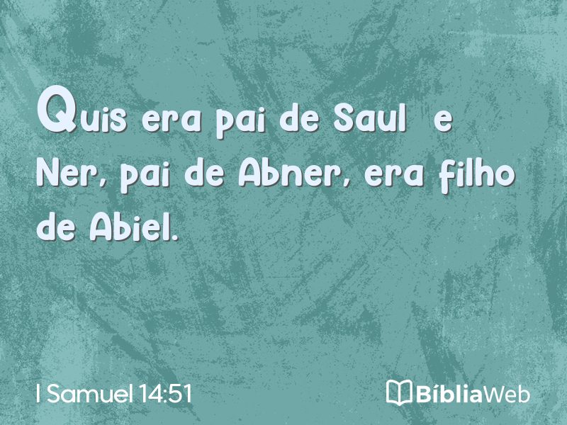 I Samuel 14:51 em imagem para compartilhar