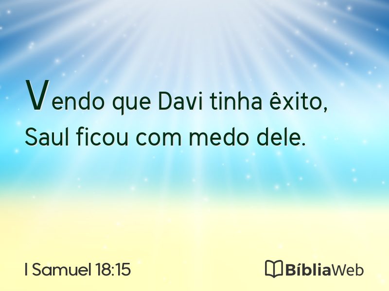 I Samuel 18:15 em imagem para compartilhar