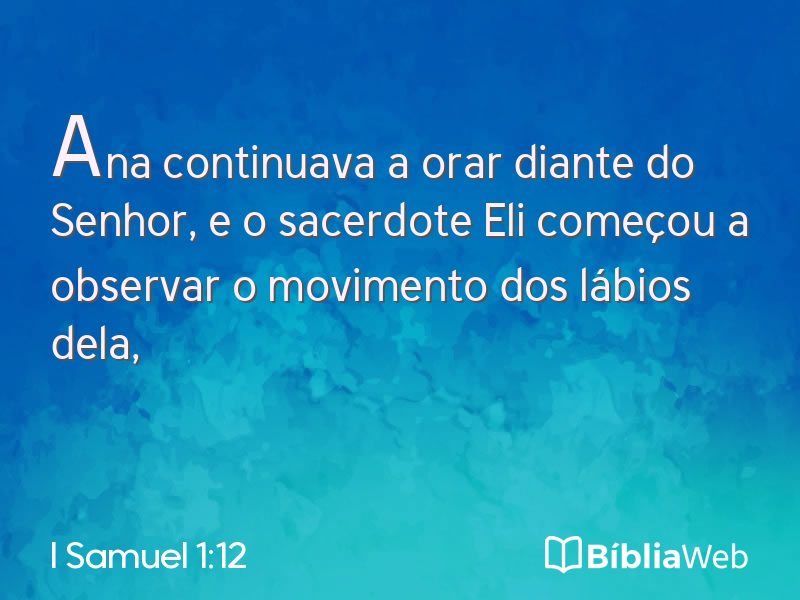 I Samuel 1:12 em imagem para compartilhar