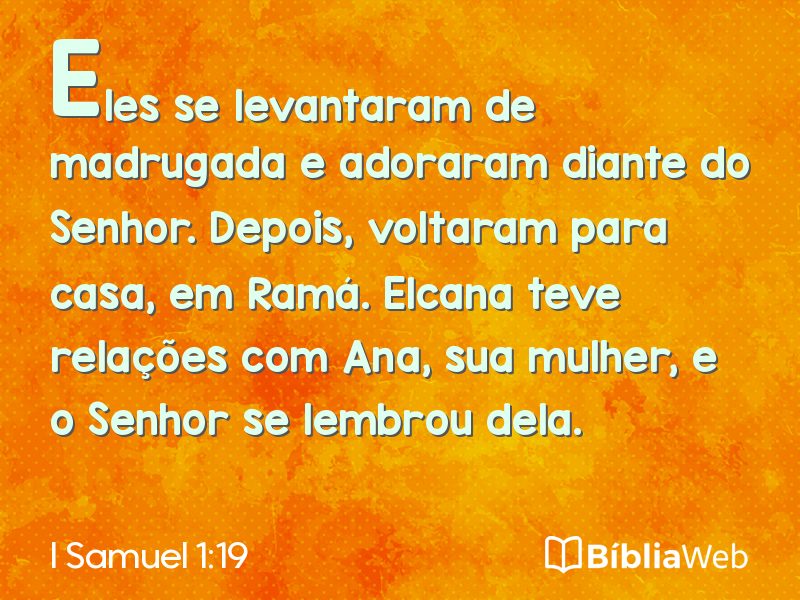 I Samuel 1:19 em imagem para compartilhar