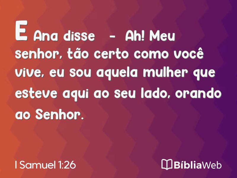 I Samuel 1:26 em imagem para compartilhar