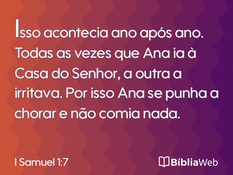 I Samuel 1:7 em imagem para compartilhar