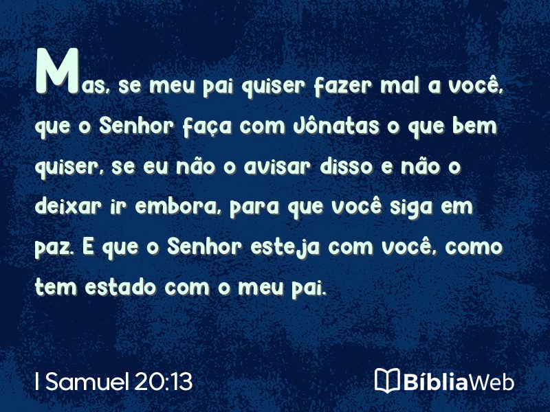 I Samuel 20:13 em imagem para compartilhar