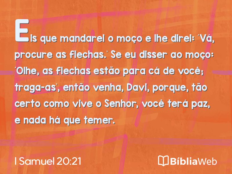 I Samuel 20:21 em imagem para compartilhar