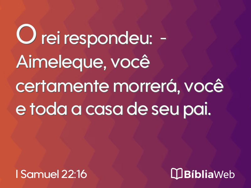 I Samuel 22:16 em imagem para compartilhar