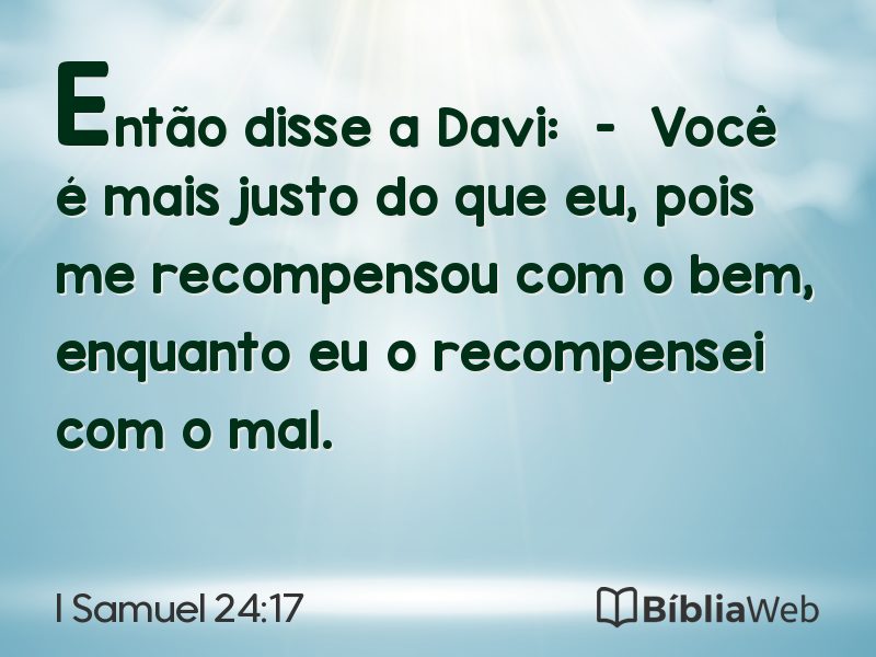 I Samuel 24:17 em imagem para compartilhar