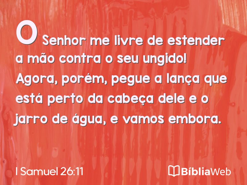 I Samuel 26:11 em imagem para compartilhar