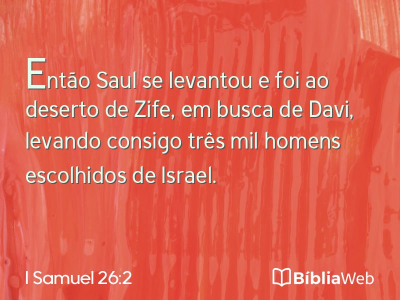 I Samuel 26:2 em imagem para compartilhar