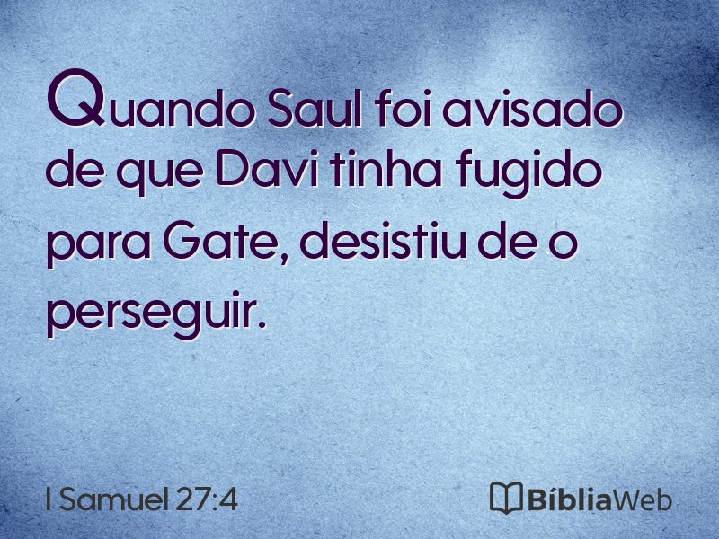 I Samuel 27:4 em imagem para compartilhar