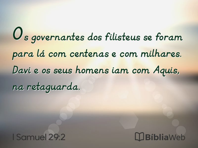 I Samuel 29:2 em imagem para compartilhar