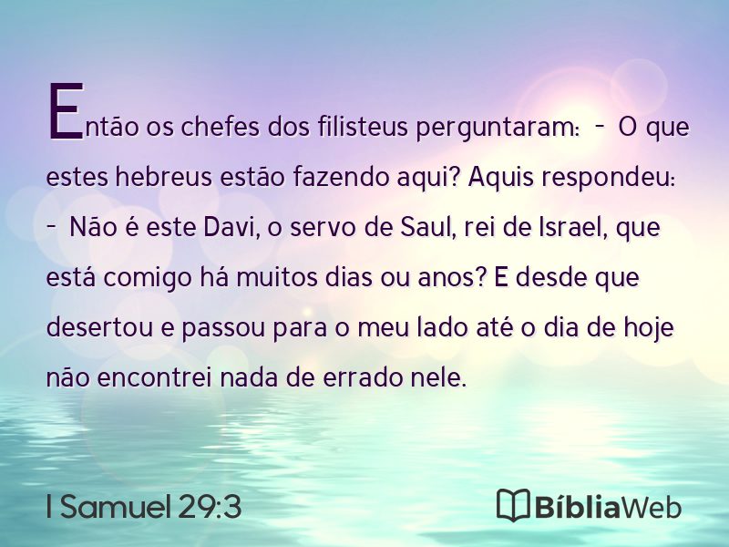 I Samuel 29:3 em imagem para compartilhar