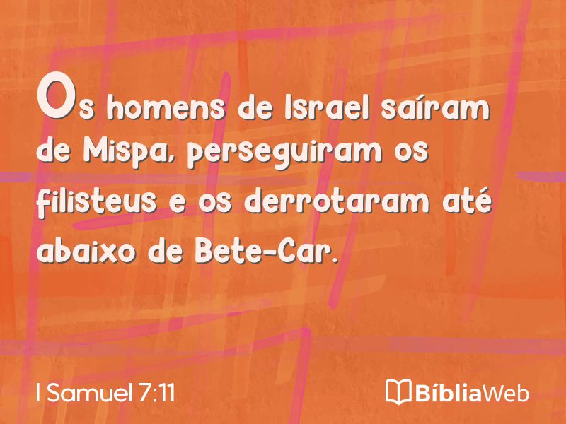 I Samuel 7:11 em imagem para compartilhar