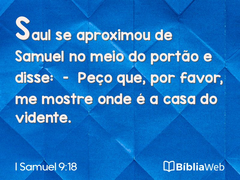 I Samuel 9:18 em imagem para compartilhar