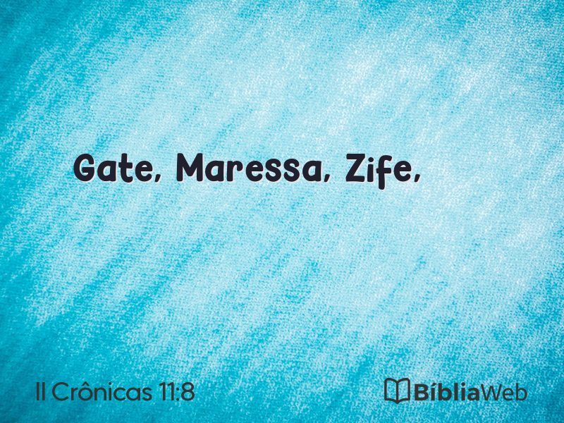 II Crônicas 11:8 em imagem para compartilhar