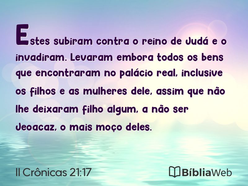 II Crônicas 21:17 em imagem para compartilhar