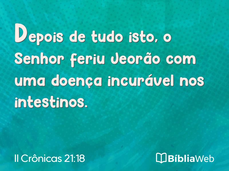 II Crônicas 21:18 em imagem para compartilhar