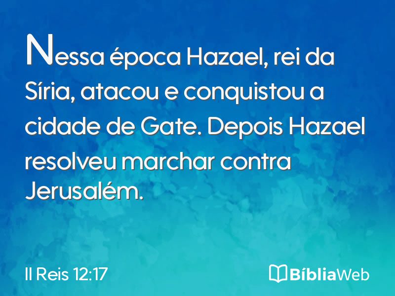 II Reis 12:17 em imagem para compartilhar