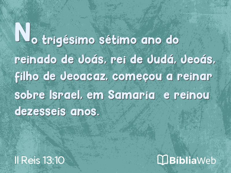 II Reis 13:10 em imagem para compartilhar