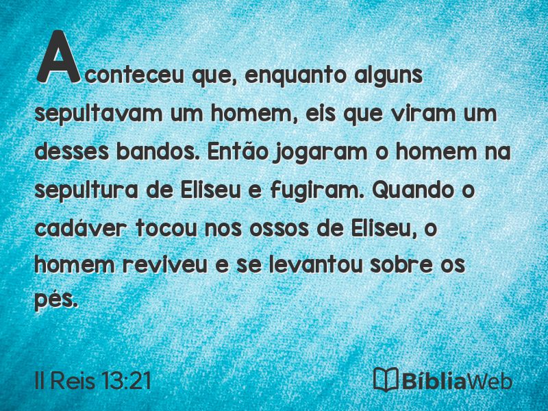 II Reis 13:21 em imagem para compartilhar