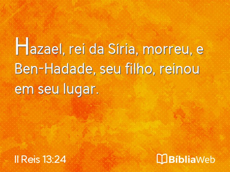 II Reis 13:24 em imagem para compartilhar