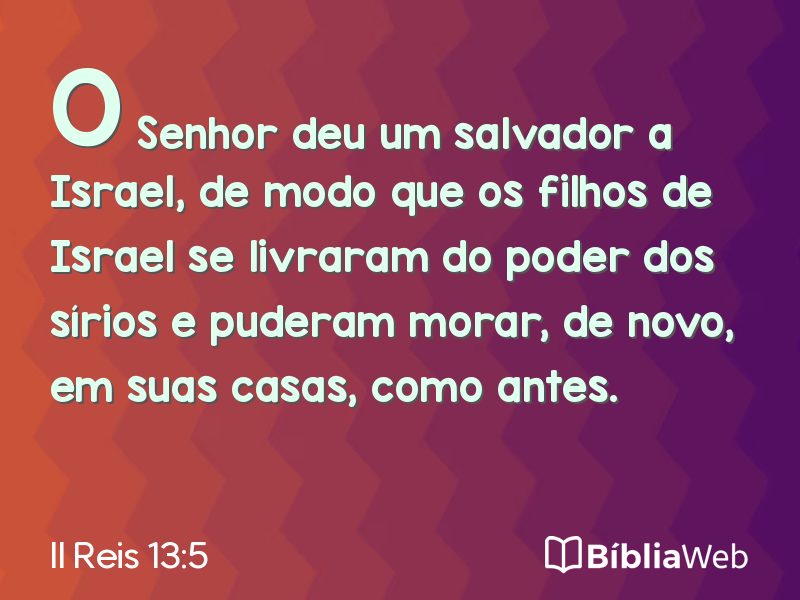 II Reis 13:5 em imagem para compartilhar