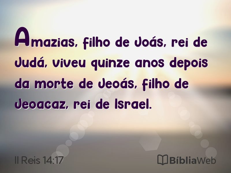 II Reis 14:17 em imagem para compartilhar
