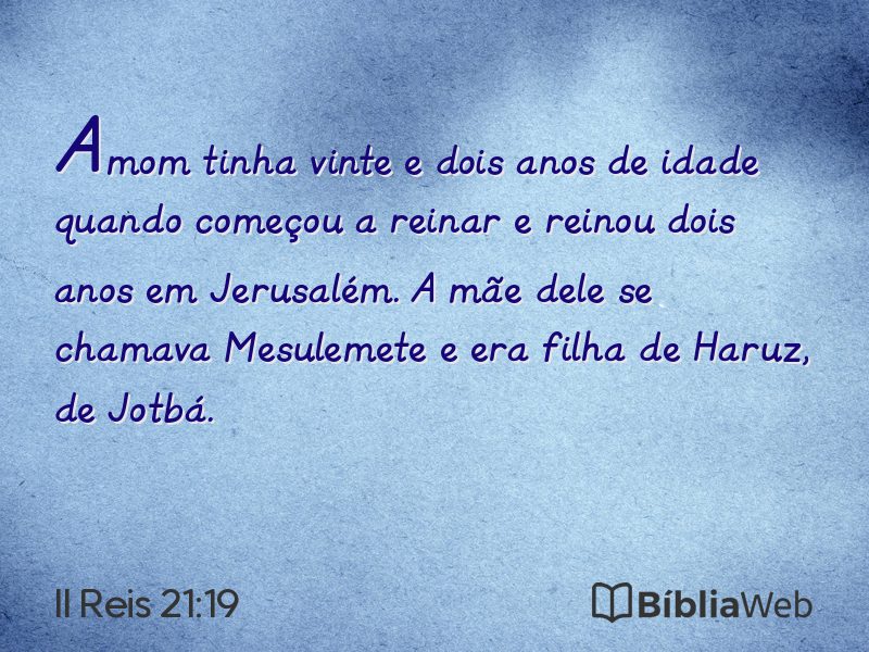 II Reis 21:19 em imagem para compartilhar