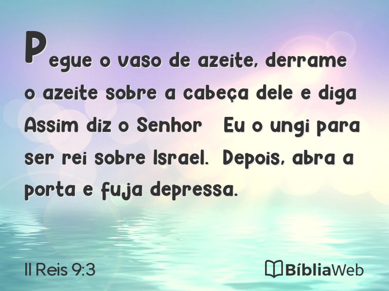II Reis 9:3 em imagem para compartilhar