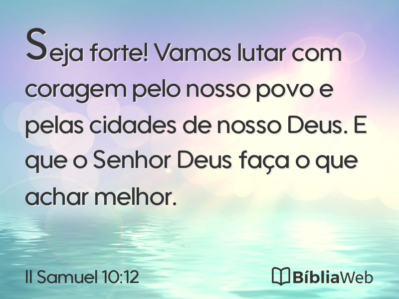 II Samuel 10:12 em imagem para compartilhar