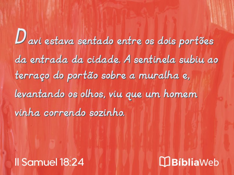 II Samuel 18:24 em imagem para compartilhar