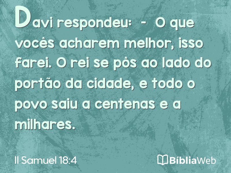 II Samuel 18:4 em imagem para compartilhar