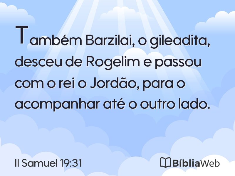 II Samuel 19:31 em imagem para compartilhar