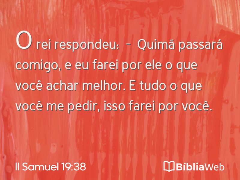 II Samuel 19:38 em imagem para compartilhar