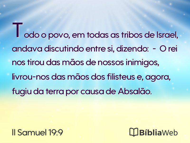 II Samuel 19:9 em imagem para compartilhar