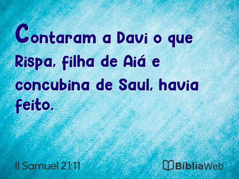 II Samuel 21:11 em imagem para compartilhar