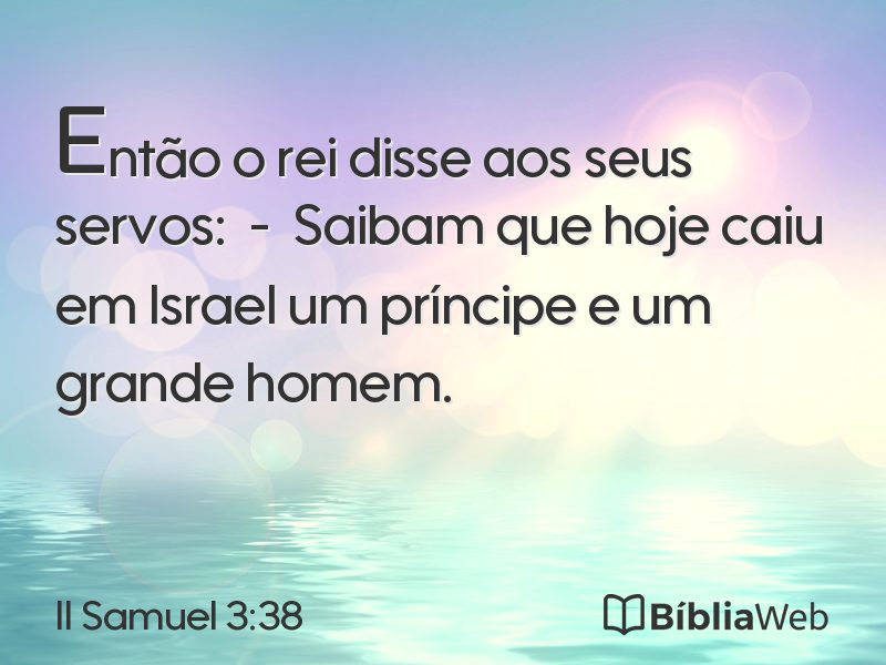 II Samuel 3:38 em imagem para compartilhar