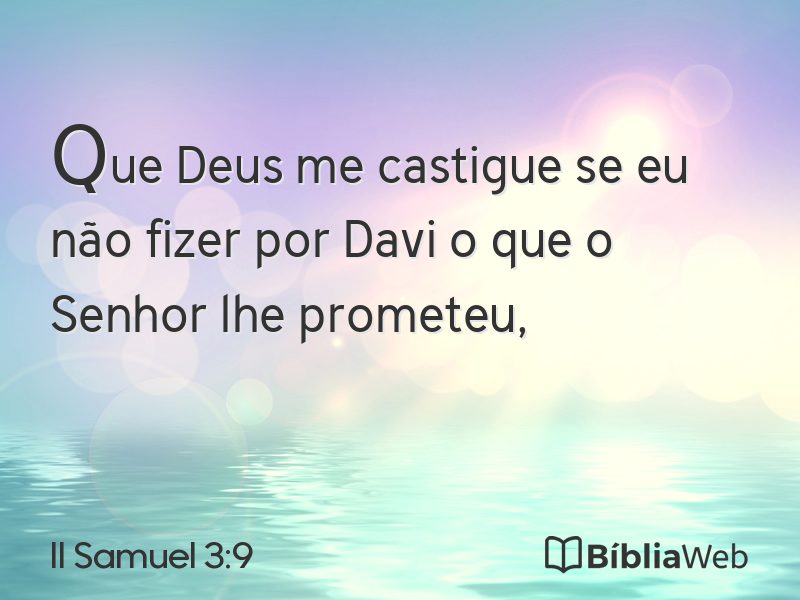 II Samuel 3:9 em imagem para compartilhar
