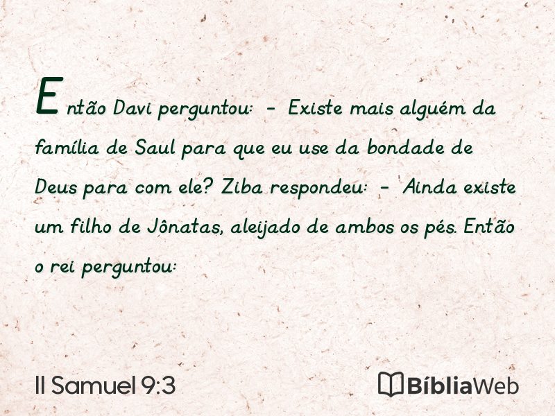 II Samuel 9:3 em imagem para compartilhar